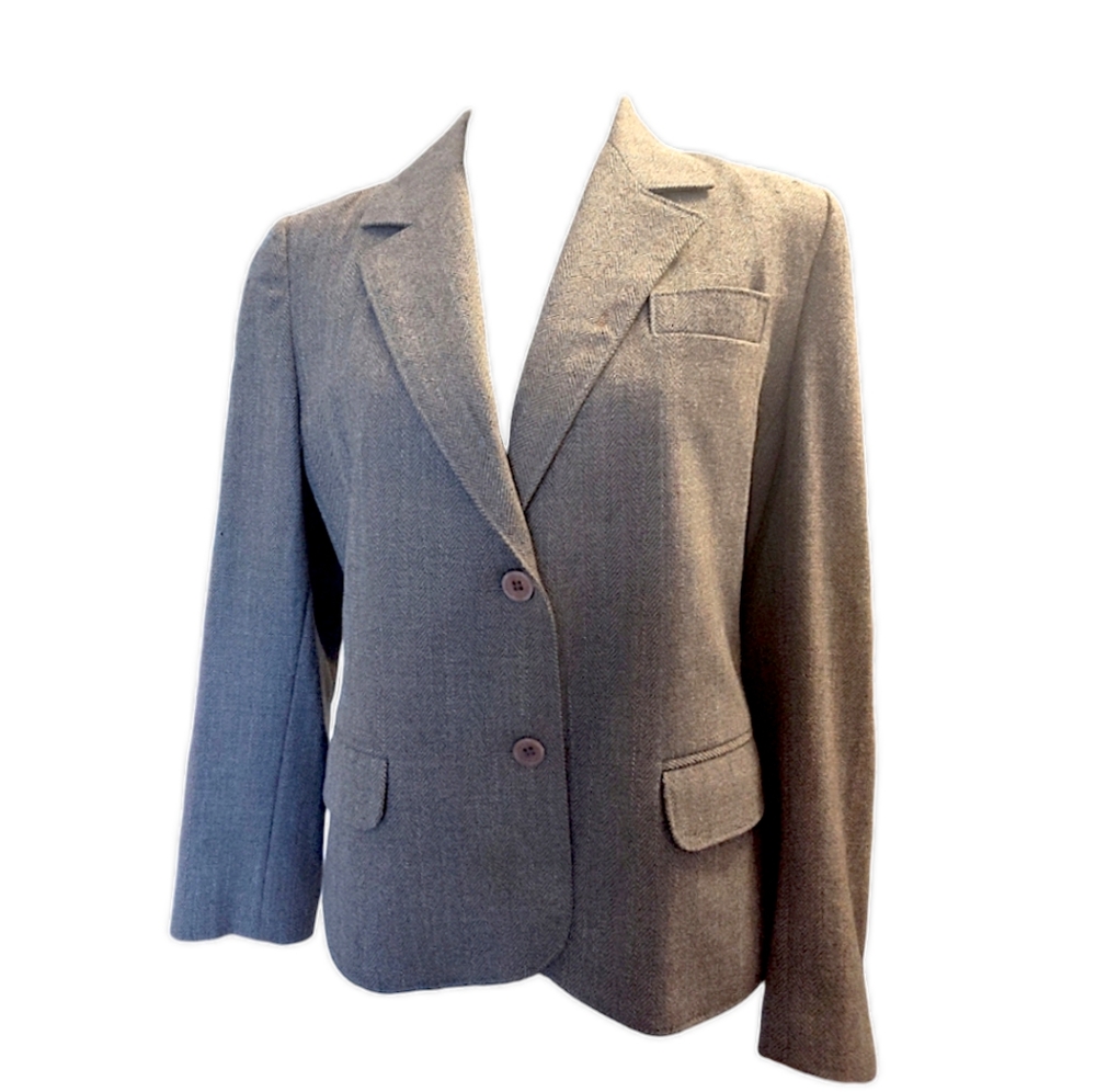 Vintage Women's Lined Wool Blazer by Central Park💎